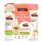 Palmer\'s Cocoa Butter Formula Pregnancy Skin Care Kit for Stretch Marks and Scars, Dermatologist Approved, Gift for Mom to Be, 4 Piece Full Size Set