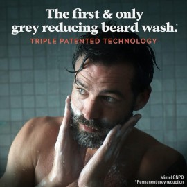 Just For Men Control GX Grey Reducing Beard Wash Shampoo with Keratin, Gradually Colors Mustache and Beard, Leaves Facial Hair Thicker Softer and Fuller, 4 Fl Oz - Pack of 1 (Packaging May Vary) Just For Men Control GX Grey Reducing Beard Wash Shampoo with Keratin, Gradually Colors Mustache and Beard, Leaves Facial Hair Thicker Softer and Fuller, 4 Fl Oz - Pack of 1 (Packaging May Vary)