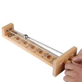 Star Jiajie Shoot The Moon Game, Classic Desktop Games Wooden Hockey Play for Adult Children\'s Educational Toys