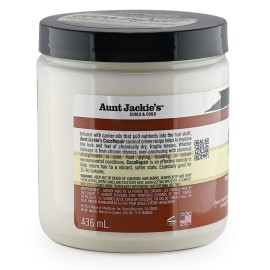 Aunt Jackie\'s Coconut Crme Recipes Coco Repair Deep Hair Conditioner, Delivers Nourishment, Stops Damage, Breakage for Natural Curls, 15 oz Aunt Jackie\'s Coconut Crme Recipes Coco Repair Deep Hair Conditioner, Delivers Nourishment, Stops Damage, Breakage for Natural Curls, 15 oz