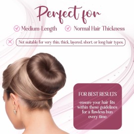 Women\'s Hair Bun Maker French Twist Hair Fold Wrap Snap by Andlane (1 Brown, 1 Light Brown) Women\'s Hair Bun Maker French Twist Hair Fold Wrap Snap by Andlane (1 Brown, 1 Light Brown)