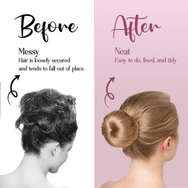 Women\'s Hair Bun Maker French Twist Hair Fold Wrap Snap by Andlane (1 Brown, 1 Light Brown) Women\'s Hair Bun Maker French Twist Hair Fold Wrap Snap by Andlane (1 Brown, 1 Light Brown)