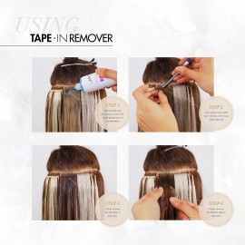 X10 Pro-Tools Tape-in Remover by The Hair Shop, Professional Salon Quality Tape-in Skinweft Smart Tabs Formula, Precision Bottle, Safe & Alcohol-Based X10 Pro-Tools Tape-in Remover by The Hair Shop, Professional Salon Quality Tape-in Skinweft Smart Tabs Formula, Precision Bottle, Safe & Alcohol-Based
