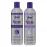 Jhirmack Silver Brightening Purple Shampoo and Conditioner Set for all types of silver, grey, and blonde hair