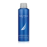 Nautica Blue Deo Body Spray 6 fl oz (Pack of 1), Notes of Basil, Jasmine, and Cedarwood, Men\'s Fragrance, Long Lasting, Everyday Fragrance