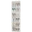 Amazon Basics 24 Medium Pocket Over-the-Door Hanging Shoe Organizer, Light Grey