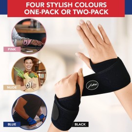 Doctor Developed Wrist Brace, Wrist Wraps for Carpal Tunnel Arthritis, Tendonitis, Hand Support, Ideal for Fitness, Weightlifting - Handbook Included (Wrist Brace 1 Pack) Doctor Developed Wrist Brace, Wrist Wraps for Carpal Tunnel Arthritis, Tendonitis, Hand Support, Ideal for Fitness, Weightlifting - Handbook Included (Wrist Brace 1 Pack)