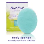 Buf-Puf Body Sponge, Bath Sponge, Dermatologist Developed, Cleanses Skin of Dirt, and Excess Oil, Reusable, Exfoliating, 1 Count