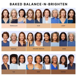 LAURA GELLER NEW YORK Award-Winning Baked Balance-n-Brighten Color Correcting Powder Foundation - Medium - Buildable Light to Medium Coverage - Demi-Matte Natural Finish LAURA GELLER NEW YORK Award-Winning Baked Balance-n-Brighten Color Correcting Powder Foundation - Medium - Buildable Light to Medium Coverage - Demi-Matte Natural Finish