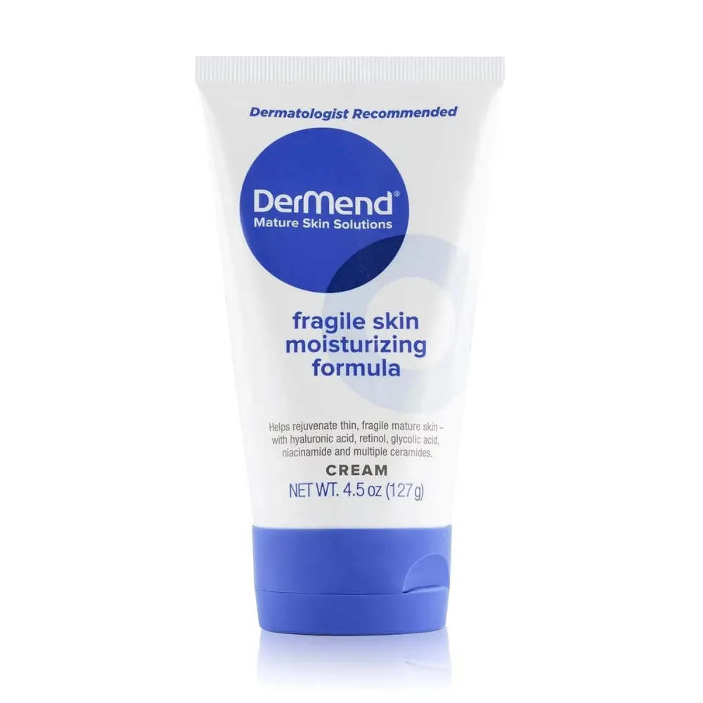 Dermend Specialized Fragile Skin Moisturizing Cream: Formula to Restore & Rejuvenate - Daily Anti Wrinkle Cream for Firming & Strengthening Thin, Aging Skin - 4.5 Oz Tube Dermend Specialized Fragile Skin Moisturizing Cream: Formula to Restore & Rejuvenate - Daily Anti Wrinkle Cream for Firming & Strengthening Thin, Aging Skin - 4.5 Oz Tube