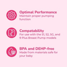 Spectra - Backflow Protector Replacement Part for Breast Milk Pump - Breastfeeding Support Essential - Compatible with Spectra Breast Pumps