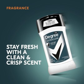 Degree Men UltraClear Antiperspirant Deodorant Black + White 72-Hour Sweat & Odor Protection Antiperspirant For Men With MotionSense Technology 2.7 Ounce (Pack of 4) Degree Men UltraClear Antiperspirant Deodorant Black + White 72-Hour Sweat & Odor Protection Antiperspirant For Men With MotionSense Technology 2.7 Ounce (Pack of 4)