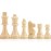 AMEROUS Wooden Chess Pieces Only, Staunton Style Wood Chessmen with 3.15 King - Storage Bag - Gift Packed Box, Tournament Chess Game Pawns for Replacement of Missing Pieces