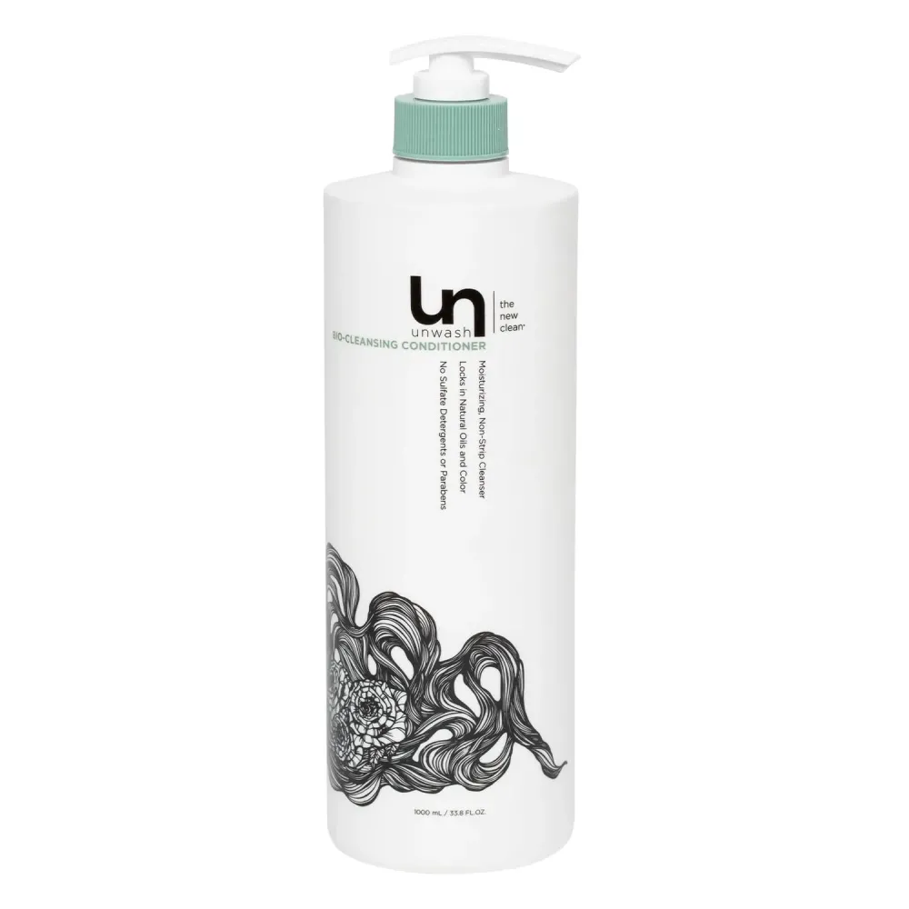 Unwash Bio-Cleansing Conditioner - Gentle, Hydrating Co-Wash Cleansing Conditioner, Sulfate & Paraben Free, for Curly, Coily & Dry Hair, 33.8 fl oz Unwash Bio-Cleansing Conditioner - Gentle, Hydrating Co-Wash Cleansing Conditioner, Sulfate & Paraben Free, for Curly, Coily & Dry Hair, 33.8 fl oz
