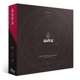 Aura | Ultimate Family Strategy Game | 2 - 4 Players | Fun Abstract Deck Deconstruction Game