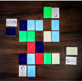 Aura | Ultimate Family Strategy Game | 2 - 4 Players | Fun Abstract Deck Deconstruction Game Aura | Ultimate Family Strategy Game | 2 - 4 Players | Fun Abstract Deck Deconstruction Game