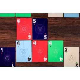 Aura | Ultimate Family Strategy Game | 2 - 4 Players | Fun Abstract Deck Deconstruction Game Aura | Ultimate Family Strategy Game | 2 - 4 Players | Fun Abstract Deck Deconstruction Game