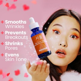 SeoulCeuticals Korean Skin Care 20% Vitamin C Hyaluronic Acid Serum + CE Ferulic Acid - Potent Anti Aging, Anti Wrinkle Korean Beauty 1oz SeoulCeuticals Korean Skin Care 20% Vitamin C Hyaluronic Acid Serum + CE Ferulic Acid - Potent Anti Aging, Anti Wrinkle Korean Beauty 1oz