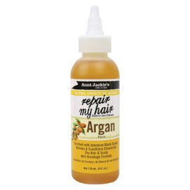 Aunt Jackie\'s Natural Growth Oil Blends Repair My Hair - Argan, Revives and Conditions Chronically Dry Hair and Scalp, Anti-Breakage Formula, 4 oz