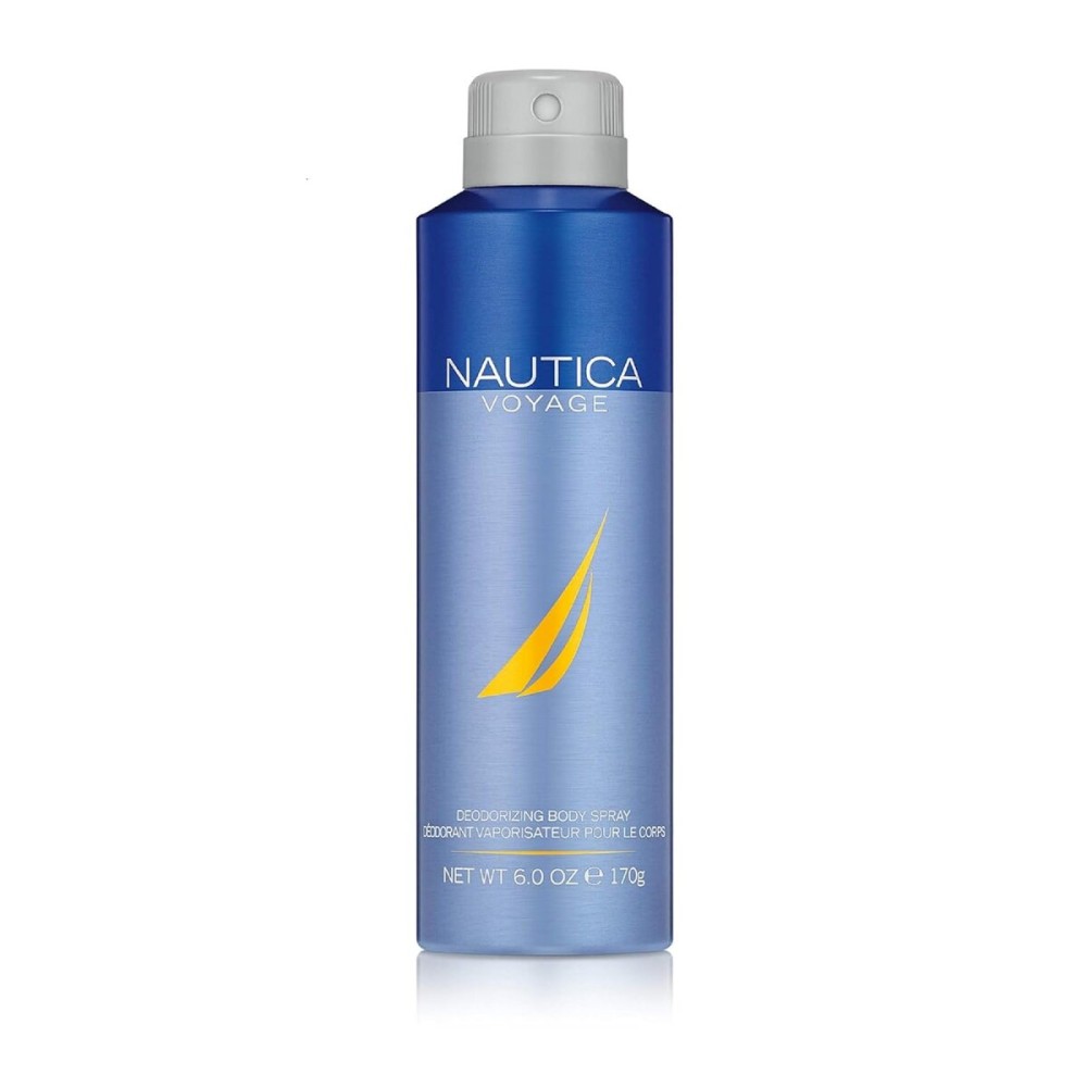 Nautica Voyage Deo Body Spray 6 fl oz (Pack of 1), Notes of Apple, Cedarwood, Mimosa, Men\'s Fragrance, Long Lasting, Everyday Fragrance Nautica Voyage Deo Body Spray 6 fl oz (Pack of 1), Notes of Apple, Cedarwood, Mimosa, Men\'s Fragrance, Long Lasting, Everyday Fragrance