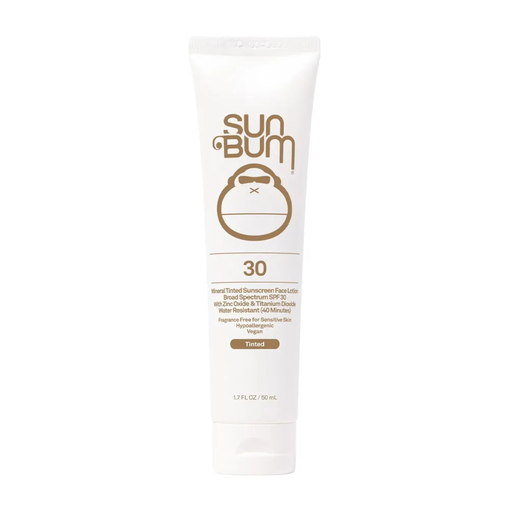 Sun Bum Mineral SPF 30 Tinted Face Sunscreen - Matte Primer - Broad Spectrum Moisturizing Sunscreen with Vitamin E - Hawaii 104 Act Compliant (Without Octinoxate & Oxybenzone) - Travel Friendly 1.7 oz Sun Bum Mineral SPF 30 Tinted Face Sunscreen - Matte Primer - Broad Spectrum Moisturizing Sunscreen with Vitamin E - Hawaii 104 Act Compliant (Without Octinoxate & Oxybenzone) - Travel Friendly 1.7 oz