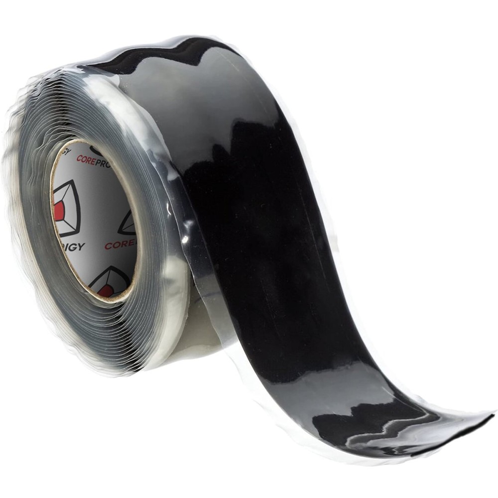 Core Prodigy Fusion Grip Tape - Silicone Rubber Wrap for Pull Up Bars, Barbells, Dumbbells, Sports and Gym Equipment, and Tools (10 Foot, Black) Core Prodigy Fusion Grip Tape - Silicone Rubber Wrap for Pull Up Bars, Barbells, Dumbbells, Sports and Gym Equipment, and Tools (10 Foot, Black)