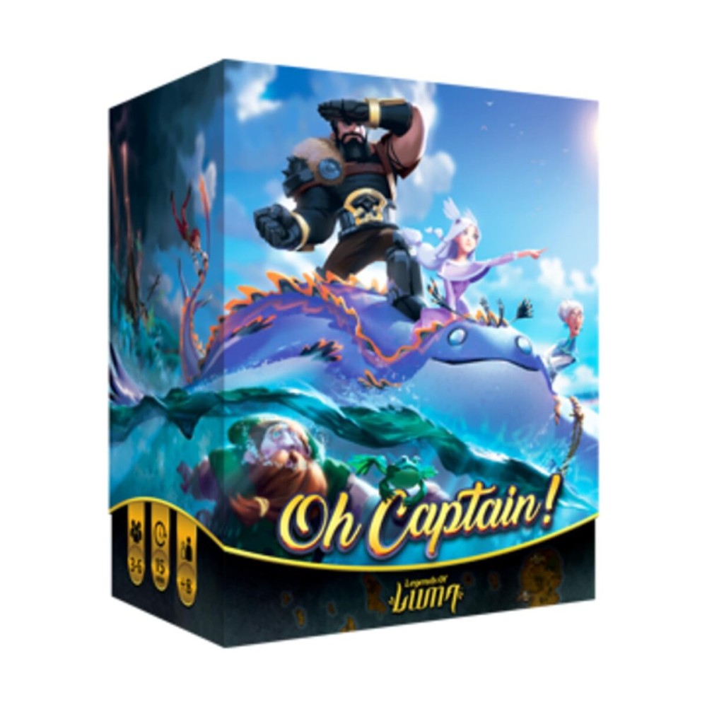 Asmodee Oh Captain! Board Game - Deception and Treasure Adventure! Fun Strategy Game for Kids & Adults, Ages 8+, 3-6 Players, 20 Minute Playtime, Made by Ludonaute Asmodee Oh Captain! Board Game - Deception and Treasure Adventure! Fun Strategy Game for Kids & Adults, Ages 8+, 3-6 Players, 20 Minute Playtime, Made by Ludonaute