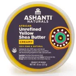 Ashanti Naturals Yellow Raw Shea Butter | Unrefined African Shea Butter | Creamy Moisturizer for Easy Application - 15 oz