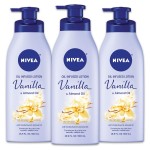 NIVEA Oil Infused Body Lotion, Vanilla and Almond Oil, Body Lotion for Dry Skin, 16.9 Fl Oz Pump Bottle