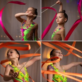 YGEOMER 12pcs Dance Ribbons, Rainbow Gymnastics Ribbon Wands for Kids Dancer, Dance Twirling Sticks Batons Streamers for Artistic Dancing, Talent Shows Dance Floor Party Props YGEOMER 12pcs Dance Ribbons, Rainbow Gymnastics Ribbon Wands for Kids Dancer, Dance Twirling Sticks Batons Streamers for Artistic Dancing, Talent Shows Dance Floor Party Props