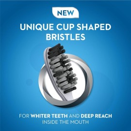 Oral B Cavity Defense 123 Black Toothbrush  Medium (Pack of 4) Oral B Cavity Defense 123 Black Toothbrush  Medium (Pack of 4)