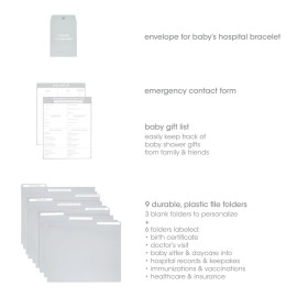 Pearhead Baby Briefcase and Document Organizer, All In One Expanding File Folder, Baby\'s Paperwork and Records, Newborn Keepsake and Memory Box with Labels, Baby Girl or Baby Boy Gift, Gray Chevron Pearhead Baby Briefcase and Document Organizer, All In One Expanding File Folder, Baby\'s Paperwork and Records, Newborn Keepsake and Memory Box with Labels, Baby Girl or Baby Boy Gift, Gray Chevron