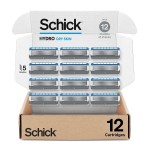 Schick Hydro Dry Skin Razor Refills for Men, 12 Count
