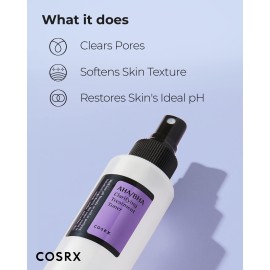 COSRX AHA/BHA Treatment Toner 5.07 fl.oz/ 150ml, Facial Exfoliating Spray for Whiteheads, Pores, & Uneven Skin, Korean Toner, Not Tested on Animals, No Parabens, No Sulfates, Korean Skin Care COSRX AHA/BHA Treatment Toner 5.07 fl.oz/ 150ml, Facial Exfoliating Spray for Whiteheads, Pores, & Uneven Skin, Korean Toner, Not Tested on Animals, No Parabens, No Sulfates, Korean Skin Care