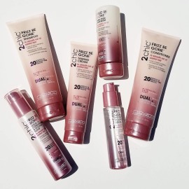 GIOVANNI 2chic Leave-In Conditioning Styling Elixir - Anti-Frizz Natural Hair Smoothing Formula with Shea Butter & Sweet Almond Oil, Macadamia, Detangler, Paraben Free, Color Safe Conditioner - 4 oz