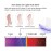 MelodySusie UV Gloves for Gel Nail Lamp, Professional UPF50+ UV Protection Gloves for Manicures, Nail Art Skin Care Fingerless Anti UV Glove Protect Hands from UV Harm (Purple)