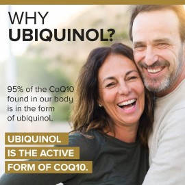 Qunol Ubiquinol CoQ10 100mg Softgels, Ubiquinol - Active Form of Coenzyme Q10, Antioxidant for Heart Health, Healthy Blood Pressure Levels, Beneficial to Statin Users, 120 Count Qunol Ubiquinol CoQ10 100mg Softgels, Ubiquinol - Active Form of Coenzyme Q10, Antioxidant for Heart Health, Healthy Blood Pressure Levels, Beneficial to Statin Users, 120 Count
