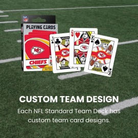 MasterPieces - NFL Playing Cards, Officially Licensed Pittsburgh Steelers Football Deck, Family Games for Adults and Kids, Standard Index MasterPieces - NFL Playing Cards, Officially Licensed Pittsburgh Steelers Football Deck, Family Games for Adults and Kids, Standard Index