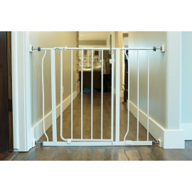 Wall Nanny Mini - Smallest Baby Gate Wall Protector (Made in USA) Protect Walls & Doorways from Pet Gates & Dog Gate Spindles - Child Pressure Mounted Baby Gate for Stairs Wall Cup (White) 4 Pack Wall Nanny Mini - Smallest Baby Gate Wall Protector (Made in USA) Protect Walls & Doorways from Pet Gates & Dog Gate Spindles - Child Pressure Mounted Baby Gate for Stairs Wall Cup (White) 4 Pack