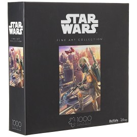 Buffalo Games - Star Wars - Boba Fett - 1000 Piece Jigsaw Puzzle For Adults -Challenging Puzzle Perfect for Game Nights - Finished Size is 26.75 x 19.75