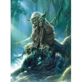 Buffalo Games - Star Wars - Yoda - 1000 Piece Jigsaw Puzzle For Adults -Challenging Puzzle Perfect for Game Nights - Finished Size is 26.75 x 19.75