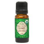 US Organic Lime Essential Oil - Certified Organic, Steam Distilled - W/Euro droppers (More Size Variations Available) (10 ml / .33 fl oz)