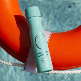 Malibu C Swimmers Wellness Shampoo - Chlorine Shampoo for Swimmers to Combat Dry, Brittle Hair - Restores Texture Affected by Pool Elements - Sulfate Free Hair Care (9 oz)