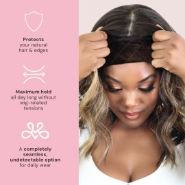 MILANO COLLECTION Ultimate GripCap, All-In-One Under Wig Cap for Women, Comfortable Wig Cap with Grip Band That Is Anti-Slip & Features Adjustable Closure, One Size Fits All, Chocolate Brown, 1 Pack MILANO COLLECTION Ultimate GripCap, All-In-One Under Wig Cap for Women, Comfortable Wig Cap with Grip Band That Is Anti-Slip & Features Adjustable Closure, One Size Fits All, Chocolate Brown, 1 Pack