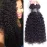 Amella Hair 8A Brazilian Curly Virgin Kinky Human Hair Weave 3 Bundles (14 16 18 Inch, 285g) Unprocessed Weft Extensions Natural Black