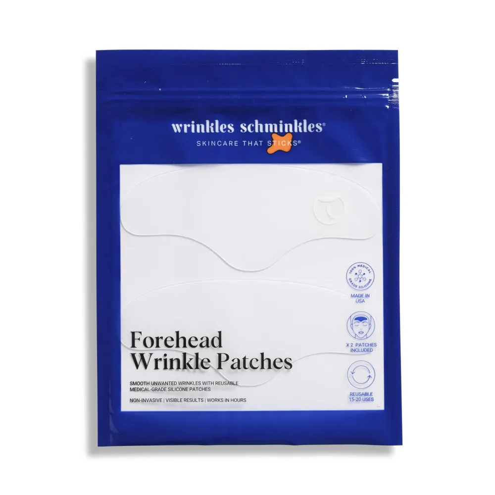 Wrinkles Schminkles Forehead Wrinkle Patches - Reusable Silicone Smoothing Pads for Brow Lift, Wrinkle Smoothers, Reduce Frown Lines & Face Lift (2 Pack) Wrinkles Schminkles Forehead Wrinkle Patches - Reusable Silicone Smoothing Pads for Brow Lift, Wrinkle Smoothers, Reduce Frown Lines & Face Lift (2 Pack)