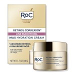 RoC Retinol Correxion Max Daily Hydration Anti-Aging Face Moisturizer with Hyaluronic Acid, Oil Free Skin Care Cream for Fine Lines, Dark Spots, Post-Acne Scars, 1.7 Ounces (Packaging May Vary)
