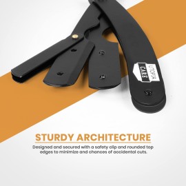 Utopia Care Professional Straight Razor for Men, Barber Straight Edge Razor Safety with 100 Pack Blades, Black Utopia Care Professional Straight Razor for Men, Barber Straight Edge Razor Safety with 100 Pack Blades, Black