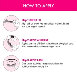 i-ENVY 5 Pairs Demi Wispies False Lashes (1 Pack), Premium Quality 100% Human Hair, Fluffy Feathered Eyelashes With Volume & Curl, Natural Look, Lightweight, Comfortable, Reusable for Everyday Wear