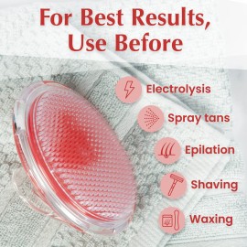 Dylonic Exfoliating Brush for Ingrown Hair and Razor Bump Prevention - Gentle Pre-Shave Exfoliator for Silky Smooth Skin on Face, Legs, Bikini Line - Ideal Orange, 4x3-Inch Dylonic Exfoliating Brush for Ingrown Hair and Razor Bump Prevention - Gentle Pre-Shave Exfoliator for Silky Smooth Skin on Face, Legs, Bikini Line - Ideal Orange, 4x3-Inch